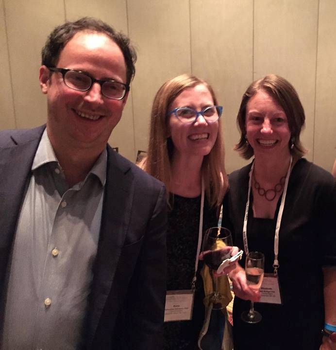 Beth and Kate w Nate Silver at AAPOR 2015